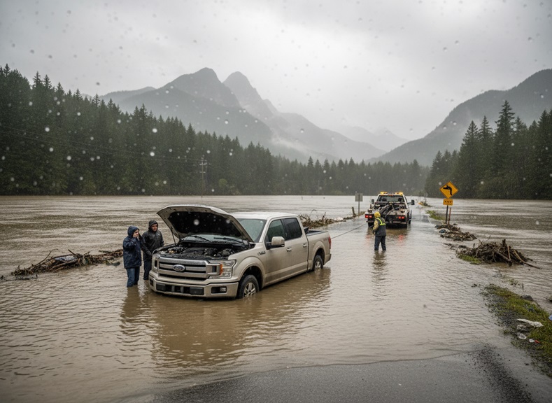 Flooded Engine? Vehicle Recovery Tips After Driving Through WA Floods