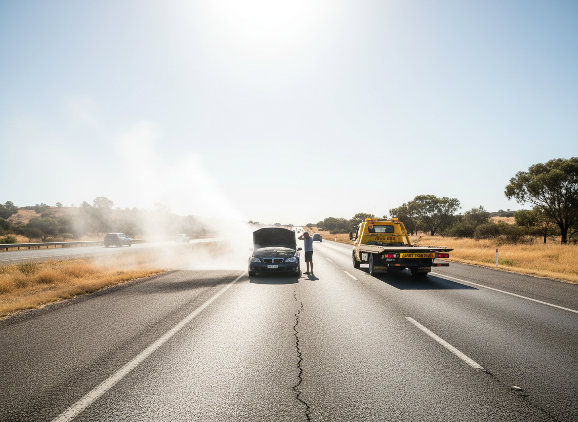 Summer Heat and Your Vehicle: Why Perth’s 40°C Days Increase Towing Callouts