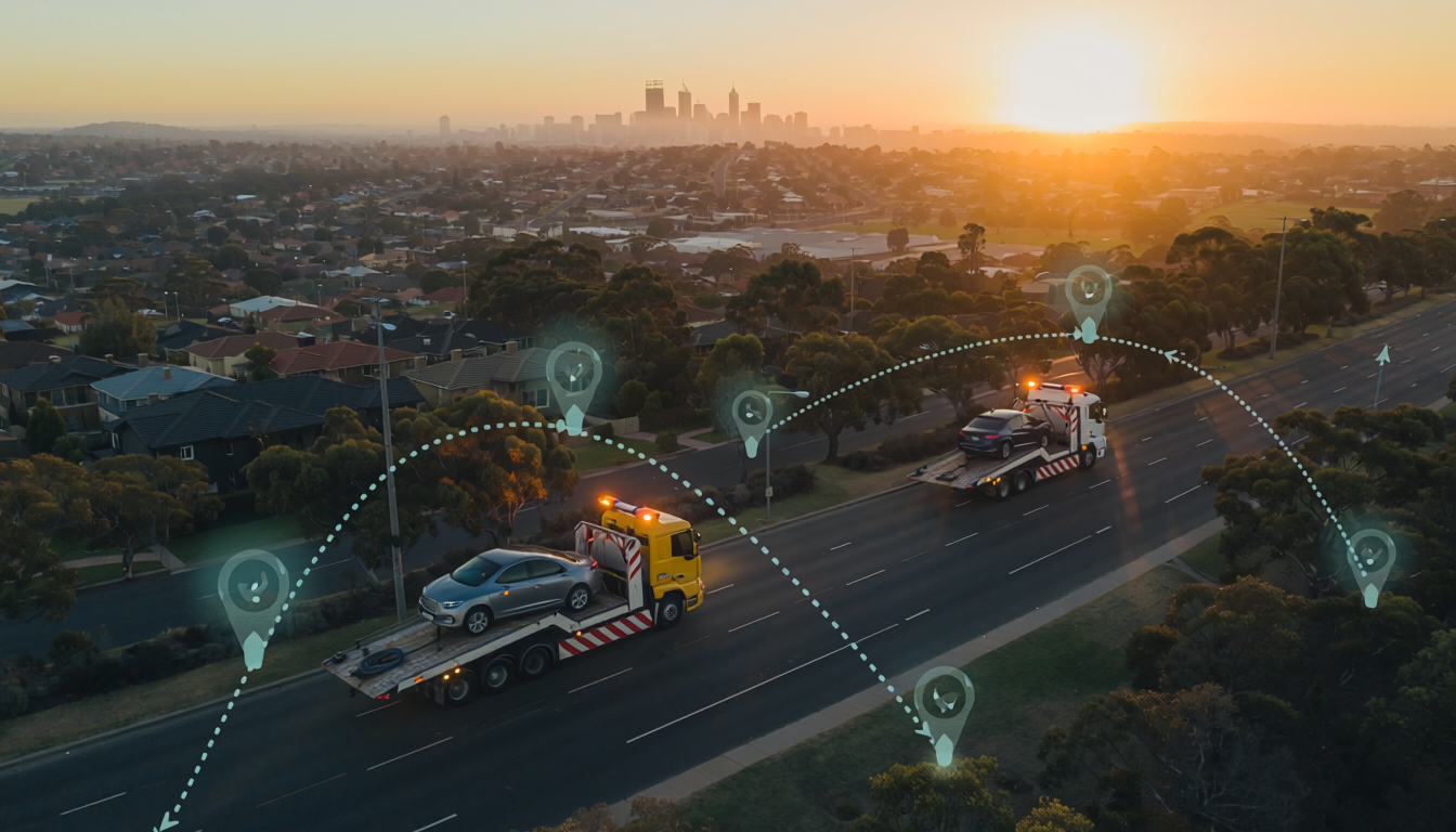 Multi-Location Towing Coordination for Sequential Vehicle Transport in Perth